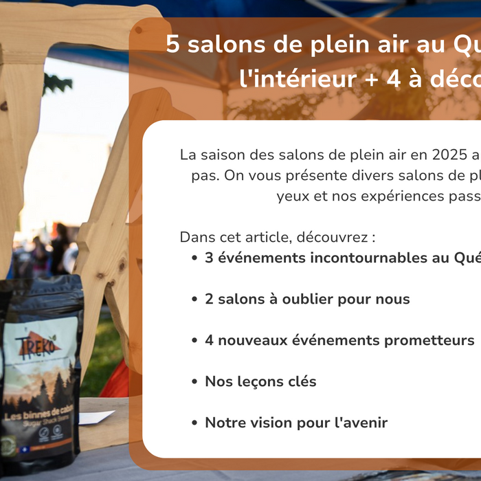 5 salons de plein air au Québec vu de l'intérieur + 4 à découvrir