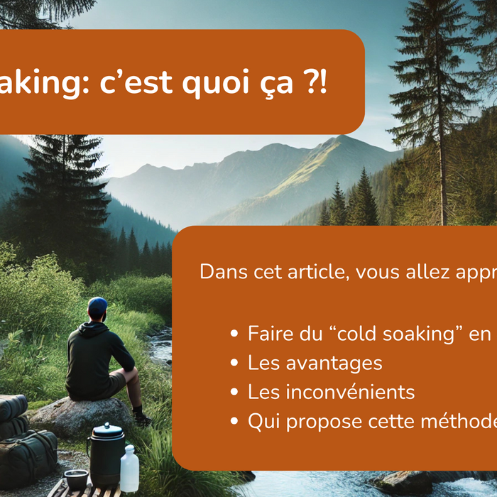banderole représentant le cold soaking