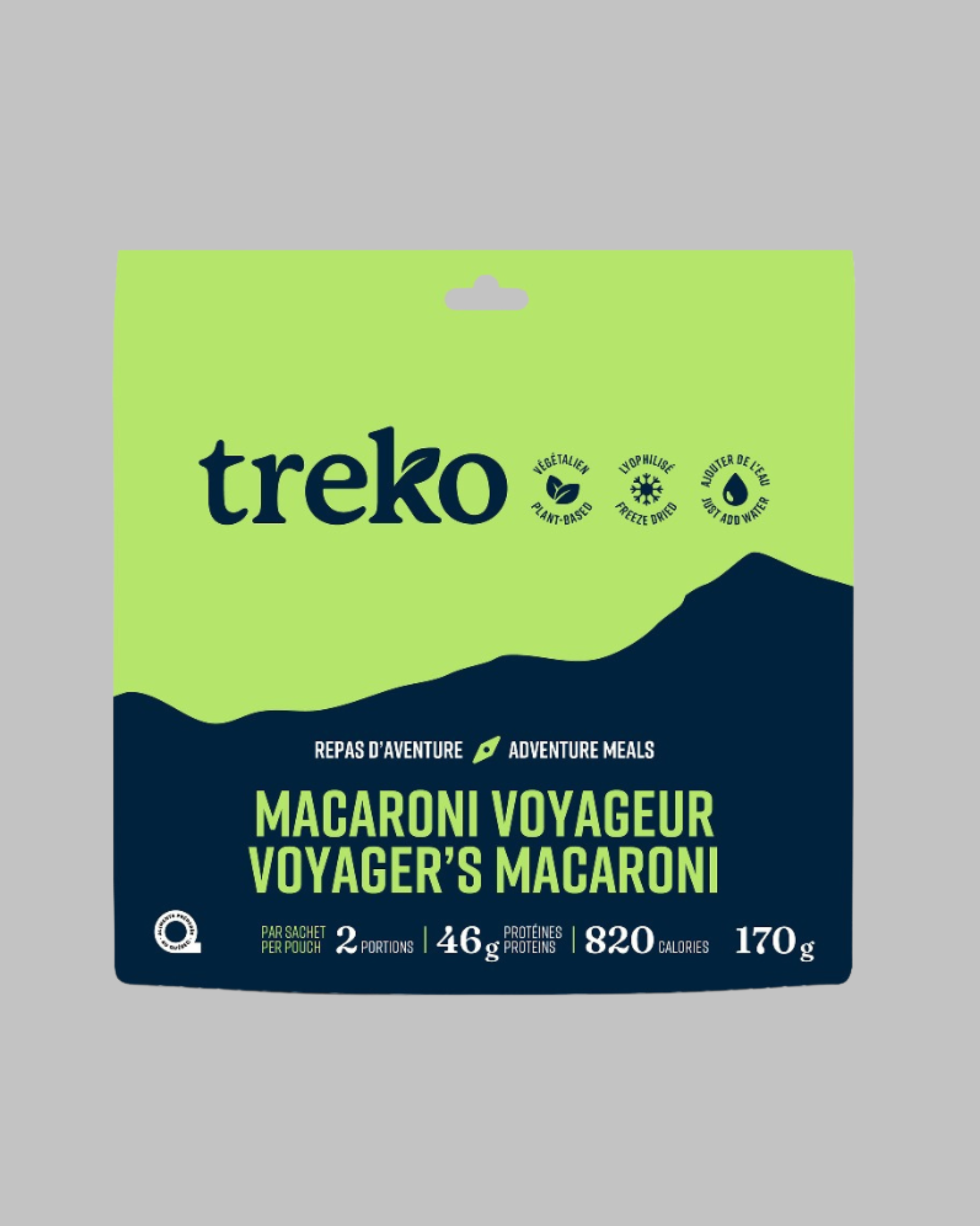 Macaroni Voyageur - 2 portions par sachet