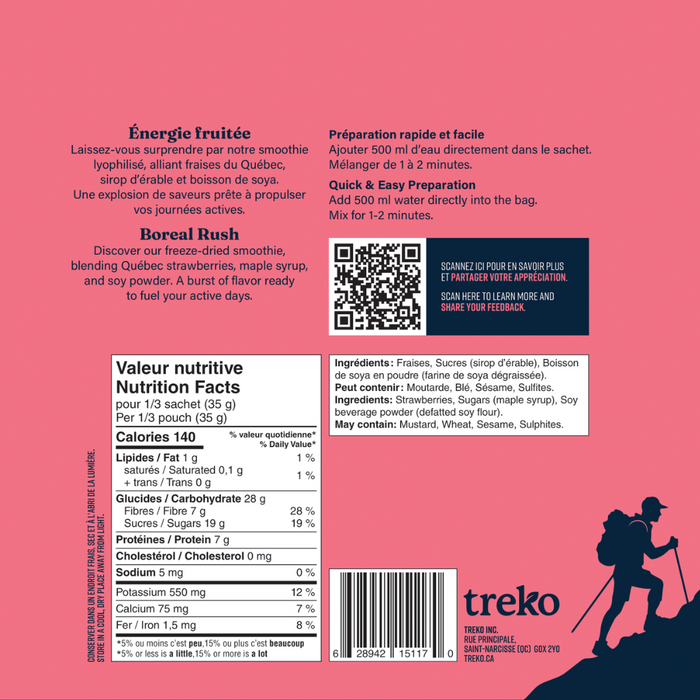 Audaciously smoothie - 3 servings per bag